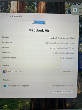 Scheda madre Macbook Air 2020 A2179