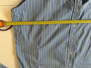 Camisa Ralph Lauren Rayas Azul 1xb (Talla XXXL)