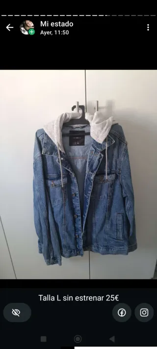 Chaqueta vaquera Lefties Talla L