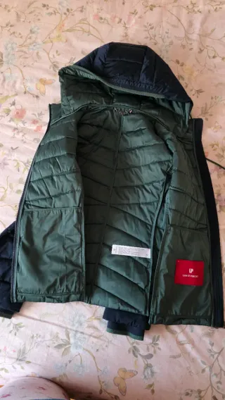 Cazadora Lion of Porche azul/verde Talla XS