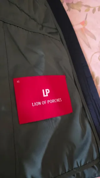 Cazadora Lion of Porche azul/verde Talla XS