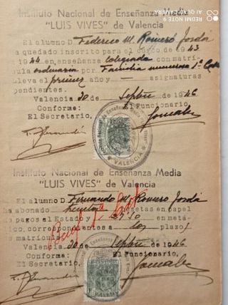 Libro de CALIFICACIONES ESCOLARES Años 30/40