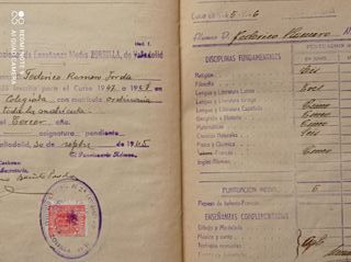 Libro de CALIFICACIONES ESCOLARES Años 30/40