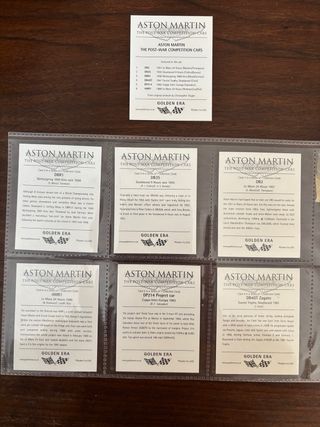 Carte Collezionabili Auto da Gara Aston Martin