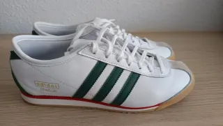 Adidas Italia Blancas y Verdes, talla 41 1/3