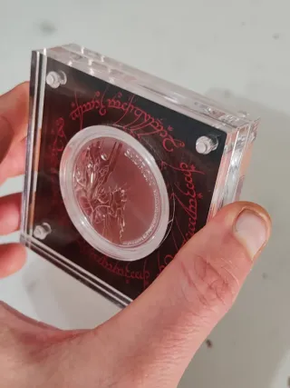 Onza de Plata Sauron El Señor de los Anillos