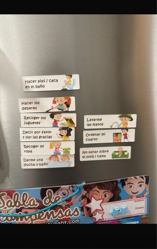 Tabla de recompensas para niños