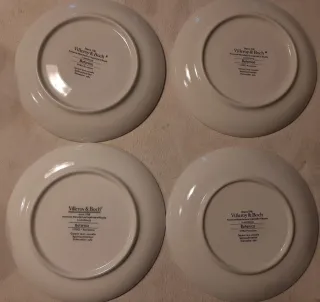 4 Tazze con Piattini Villeroy & Boch Botanica