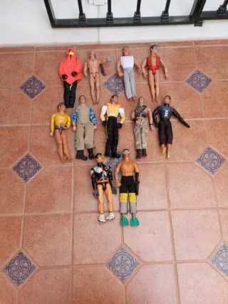 Lote de 11 figuras de acción