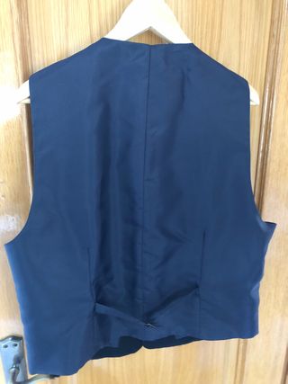 Chaleco de camarero azul