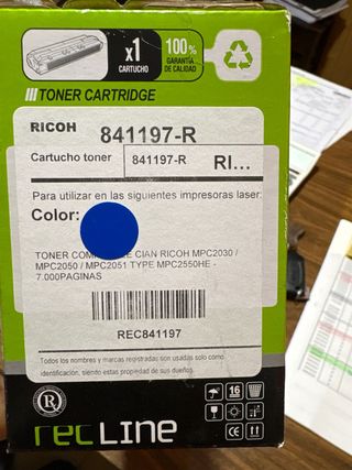 Tóner Compatible Cartucho X1