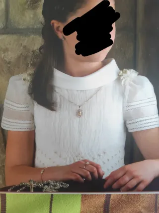 Vestido de Comunión Niña Blanco