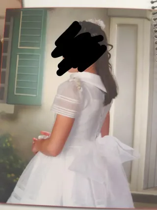 Vestido de Comunión Niña Blanco