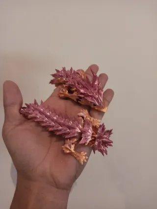 Dragón Serpiente Articulado 3D Multicolor de 46cm