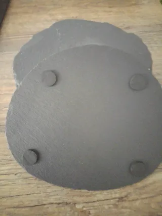 Platos de pizarra redondos