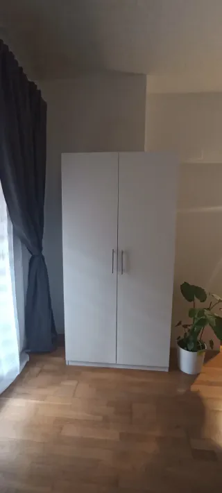 Armario Pax Blanco con leja y barra