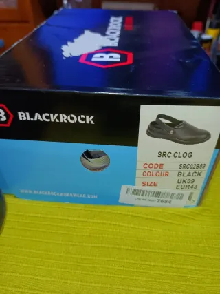 Zapatos de Cocina Blackrock Negros