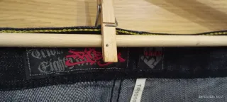 Pantalón Tribal Azul con Diseño Dragón