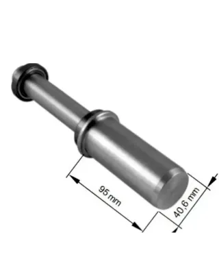 Caballete moto rojo y plateado