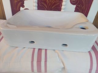 Lavabo cerámica blanco pequeño