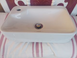 Lavabo cerámica blanco pequeño