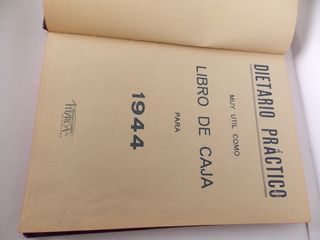 DIETARIO de 1944 libreria I.Miro Barcelona