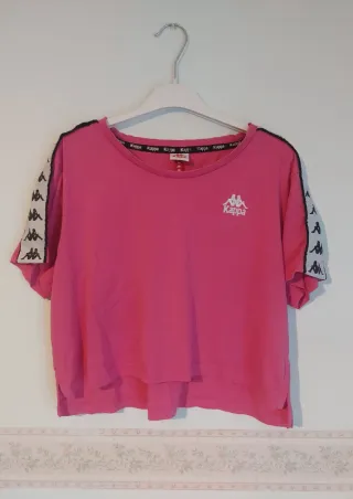 Top Kappa donna rosa tg S vintage