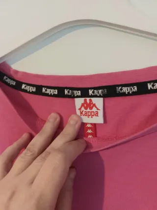 Top Kappa donna rosa tg S vintage