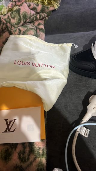 Bolsa de tela Louis Vuitton Beige
