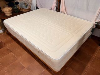 Cama 150 con Base Madera