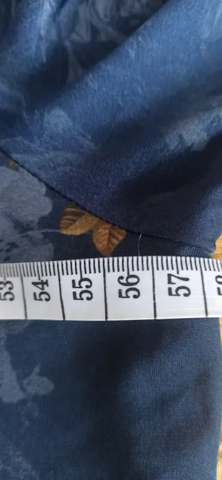 Camiseta Guitare floral azul y rosa