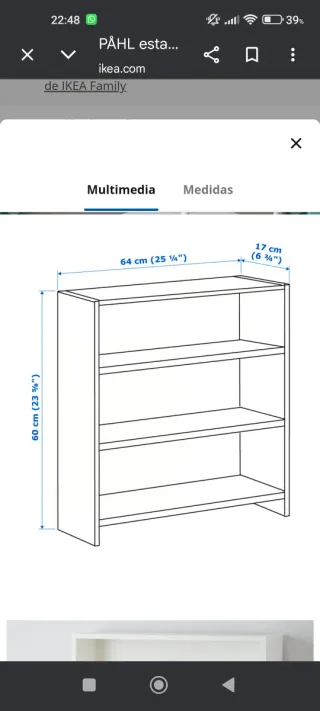 Escritorio, Silla y Estantería IKEA PÅHL