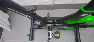 Bicicleta spinning ,Negra y Verde