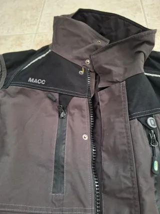 Chaleco de trabajo MACC gris y negro