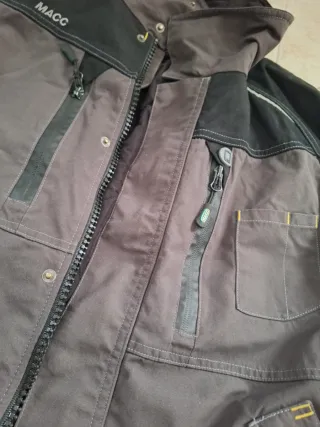 Chaleco de trabajo MACC gris y negro