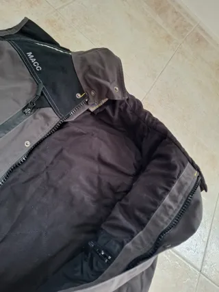 Chaleco de trabajo MACC gris y negro