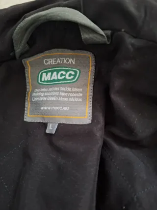 Chaleco de trabajo MACC gris y negro