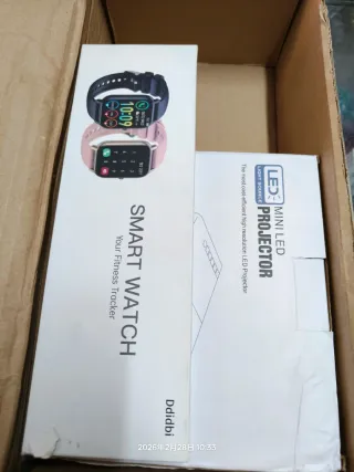 Reloj Inteligente y Mini Proyector LED