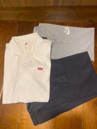 Lote 3 Polos Manga Corta Levi's y Nike
