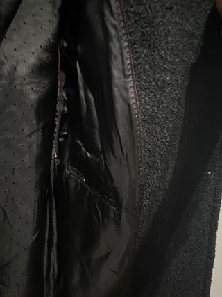 Abrigo Massimo Dutti Negro