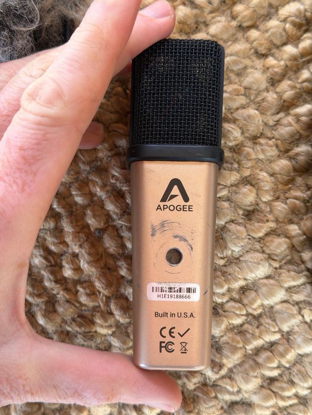 Micrófono Apogee HypeMic USB + Trípode etc