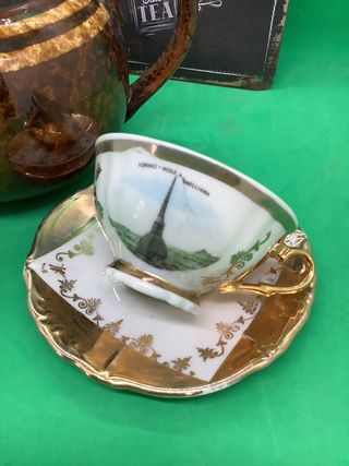 Set teiera e tazzina vintage