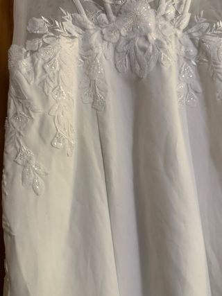 Vestido de Novia Talla M Encaje Manga Larga