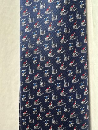 Corbatas Hermes Naranja y Azul