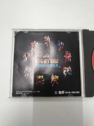 Fighters Megamix Sega Saturn Manual y Caja