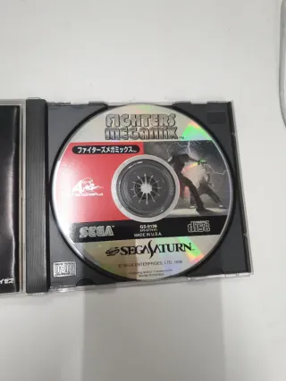 Fighters Megamix Sega Saturn Manual y Caja