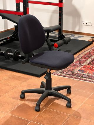 Silla Oficina Escritorio Tela Negra