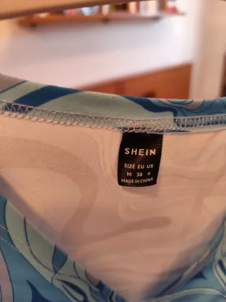 Vestido SHEIN manga larga estampado