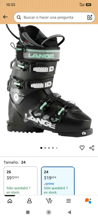 Botas de esquí Lange