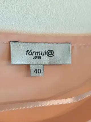 Camisa Fórmula Joven Talla 40 Salmón